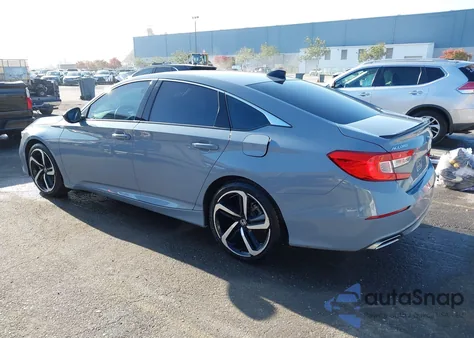 2021 Honda Accord Sport 2.0T from USA, damaged, VIN 1HGCV2F32MA022286